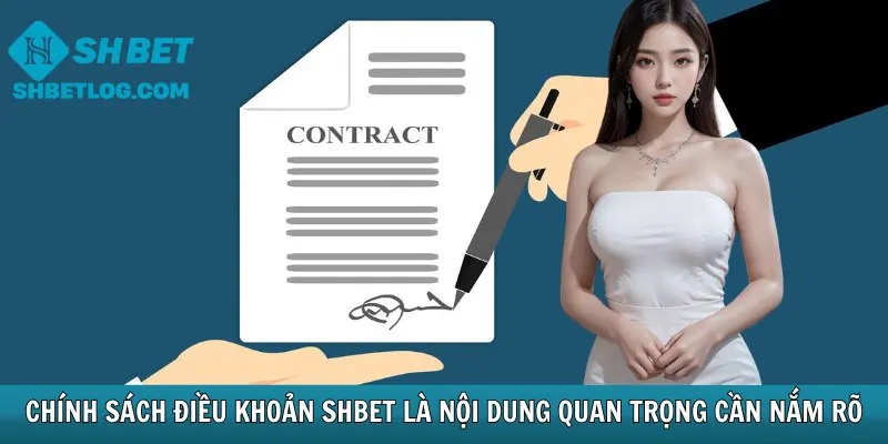 Điều khoản shbet là nội dung cần nắm rõ
